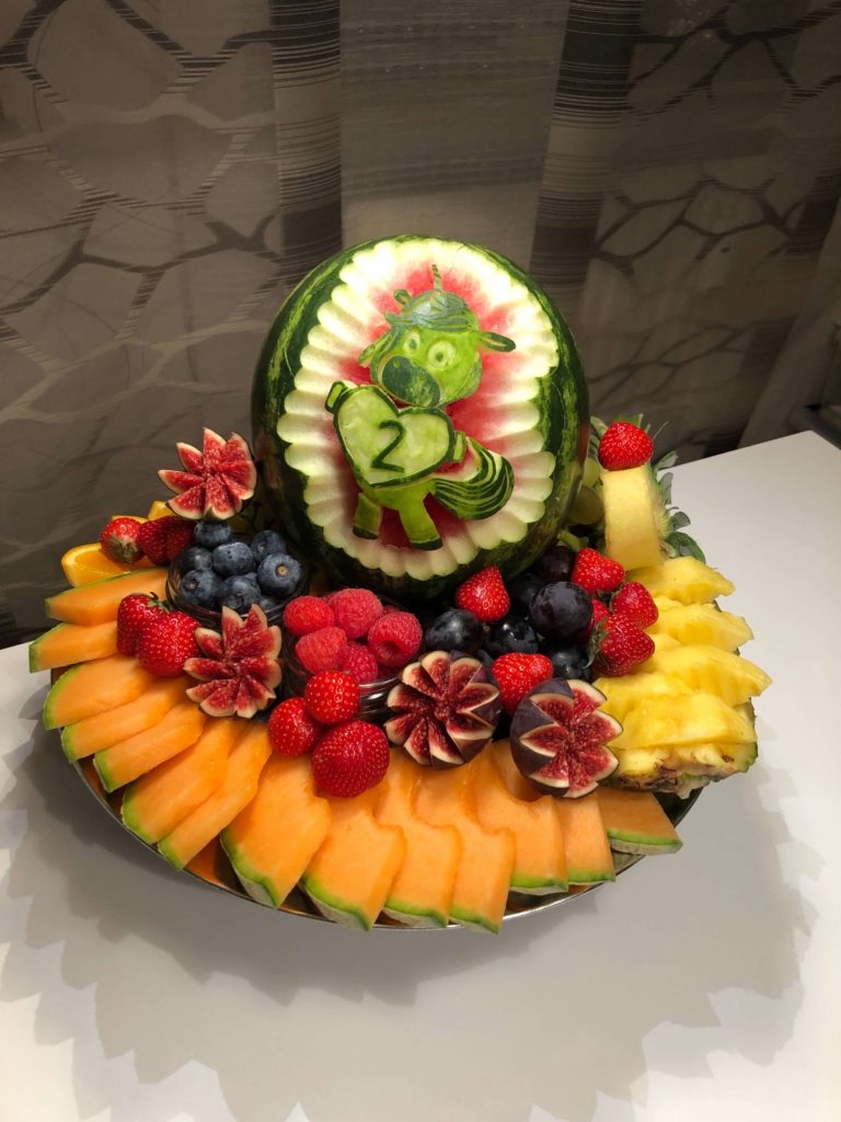 Handgefertigte Obstdekor für jeden Anlass